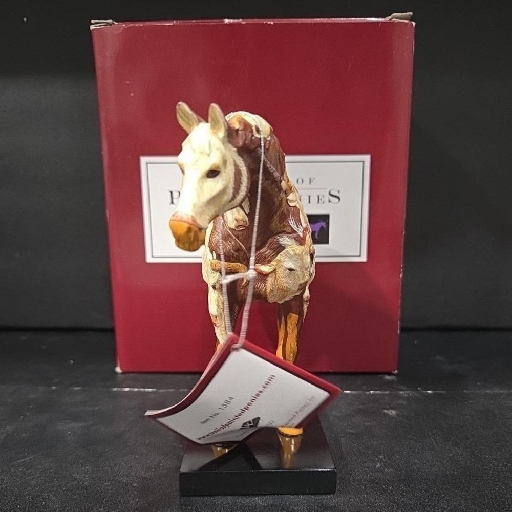 Trail of Painted Ponies CowPony Figurine, Westland Giftware #1584, 1E/3897, Box - Picture 5 of 15